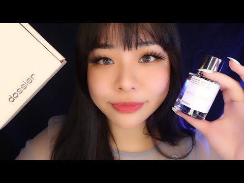 ASMR | Perfume Unboxing and Try on ASMR Review | Feat. Dossier