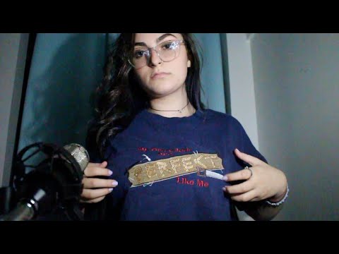 asmr fast and aggressive shirt and skin scratching