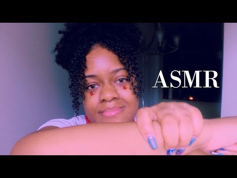 ASMR | Tingly Skin Sounds | Rubbing, Scratching, & Caressing ♡ ~ (+ Rambling)