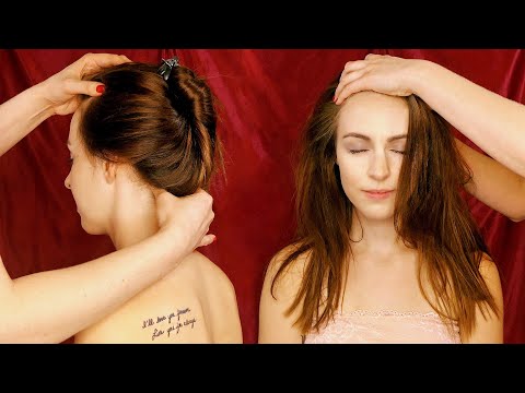 Scalp Massage & Hair Play ASMR 💕 Ultra Relaxing  Extra Tingles w/ Corrina & Jordyn ⚡