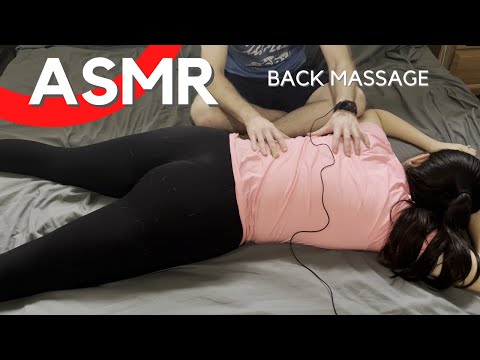 ASMR Massage | Best Back Massage for Sleep | No Talking | ASMR Real Person