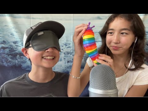 ASMR guess the asmr trigger // COLLAB WITH: THE HAT ASMR