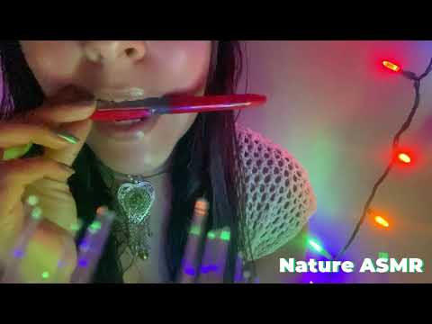 ASMR Inaudible Whispers and Pen Noms