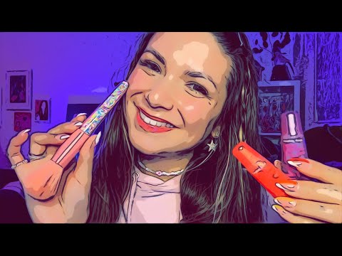 ASMR Goofy Friend Does Your Makeup but we are comic, OOPS!