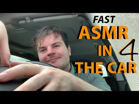 Fast & Aggressive ASMR in the Car 4 (lofi) Invisible triggers, Gripping, Scratching & Visual Trigger