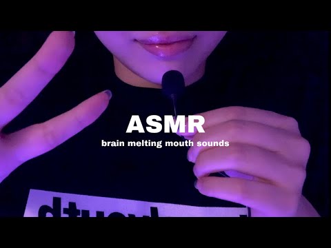 ASMR | Brain melting mouth sounds (on my bed) 냅다 누워서 하는 입소리