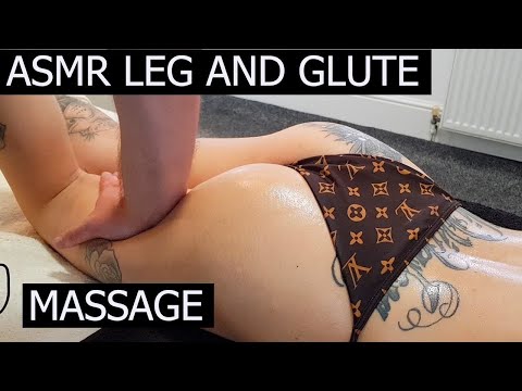ASMR Bum & Leg Massage | No talking | No Music