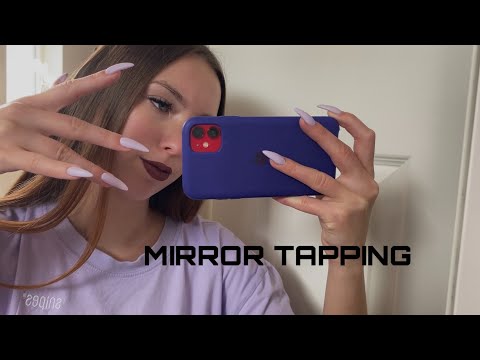 1 minute ASMR mirror tapping…⚡️
