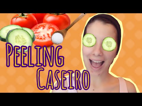 PEELING FACIAL CASEIRO - Tomate, Sal  e limão