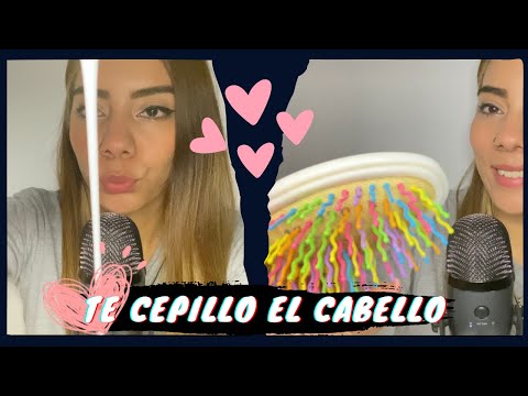 ASMR | Te cepillo tu cabello✨🫶🏻te pongo tratamientos💕