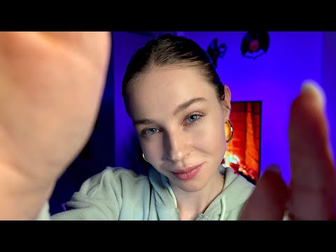 AMSR Comforting You For Anxiety Relief & Sleep 🤍| Positive Affirmations, Hair Brushing, Face Massage