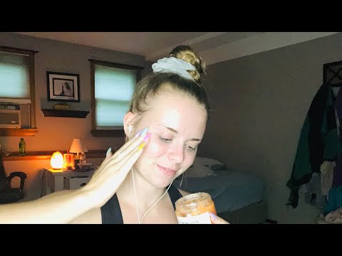 ASMR!  Spa Day!! Tapping, scratching, lotion sounds!