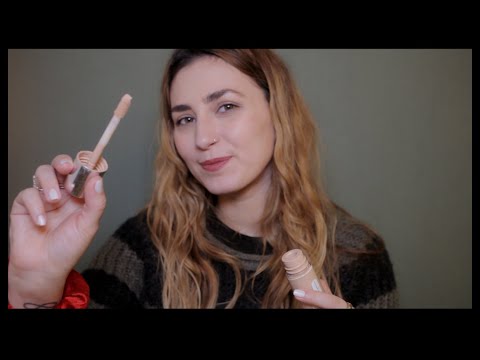 ASMR ~ Doing Your Glam MakeUp! 🌟 Brushing ⚬ Hand Movements ⚬ Soft Spoken ⚬ Personal Attention ⚬