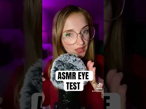 ASMR EYE TEST ! #asmr #asmreyeexam #asmrroleplaying #asmrsounds