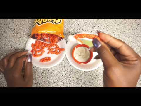 Hot Cheetos ASMR Eating Sound/SPICY DIP