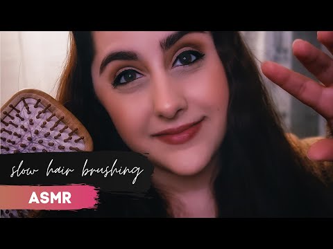 ASMR | Slow Hair Brushing and Scalp Massage (Personal Attention)