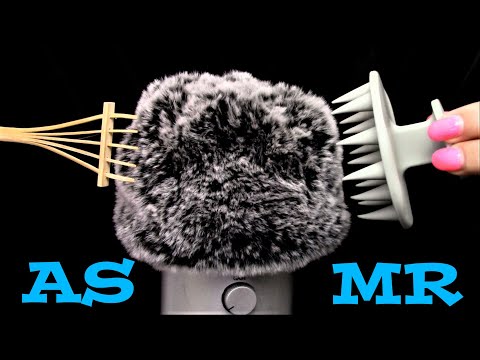 ASMR: Mic Brushing (No talking, Ear to Ear)
