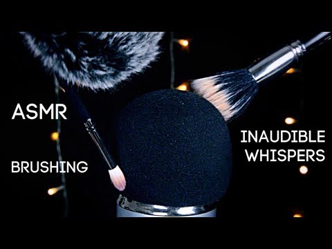 [ASMR] Mic Brushing W/ Inaudible Whispers / Layered Sounds To Help You Sleep