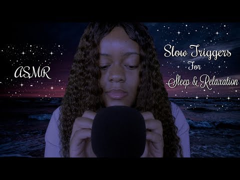 ASMR | Slow Triggers for Sleep & Relaxation | Mouth Sounds, Hand Movements ~