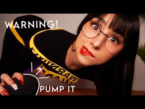 ASMR *warning* at exactly 5:59 you will get tingles ⚠️ (mic pumping, face touching, hair triggers)
