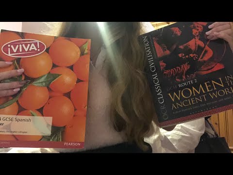 ASMR Tapping on Old Textbooks 📚