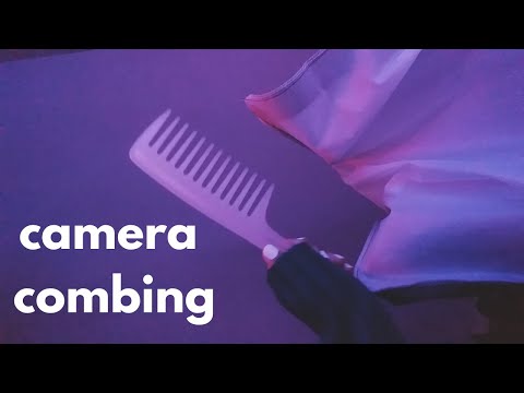 ASMR Lo-Fi Camera Combing for Sleep and Relaxation, Repeating Comb, Brush, Sleep - Soft Spoken