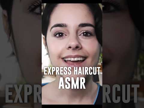 ASMR Fast Haircut💈 Spray, brushing sounds, scissors, water #tingles #whispers #asmr #relaxing