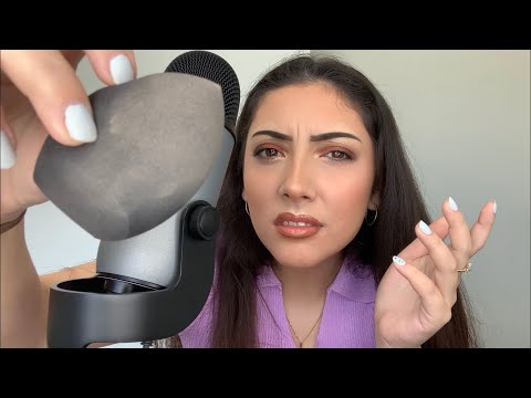 ASMR Worst Reviewed Fast & Aggressive Makeup Application RP | Whispered