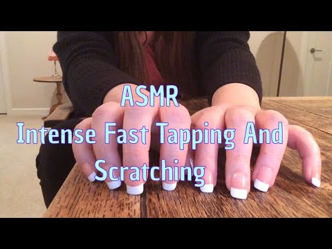 ASMR Intense Fast Tapping And Scratching( No Talking After Intro)