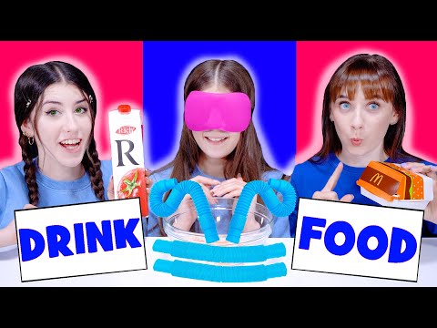 ASMR DRINK OR FOOD CHALLENGE | EATING SOUNDS LILIBU