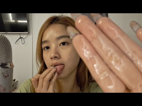 ASMR spit painting you with honey 🍯
