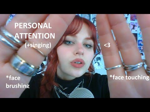 BRAIN MELTING PERSONAL ATTENTION TRIGGER  for your relaxation (+singing) ASMR deutsch/german