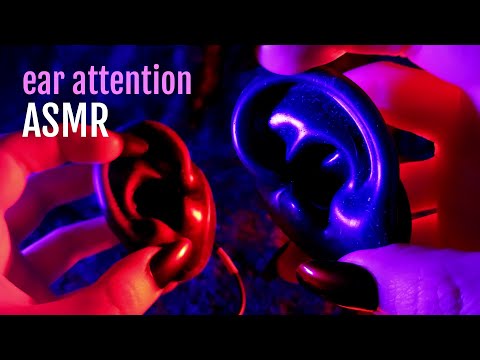 🎧 ASMR Playing with your ears 👂💕  ear attention (no talking)