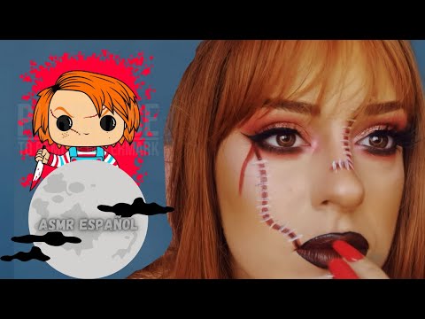 Maquillaje HALLOWEEN | Maquillaje Chucky | ASMR Español