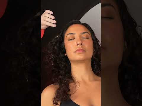 Extremely Relaxing Scalp Check & Treatment on her Curly Crunchy Hair 🤤😴 #asmr #asmrscalp