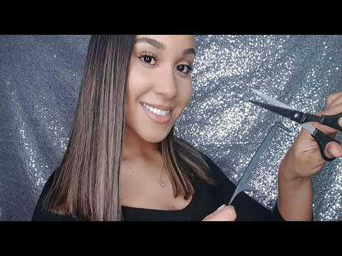 ASMR| Relaxing Haircut And Styling Roleplay ♡ Scissors,Styling,Brushing Tingles (Personal Attention)