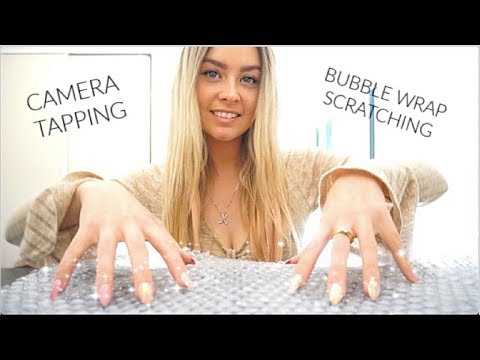 [ASMR] Camera Tapping + Bubble Wrap Scratching ✨