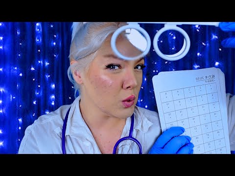 ASMR Cranial Nerve Exam.. But you don't always understand | Medical Roleplay video for sleep
