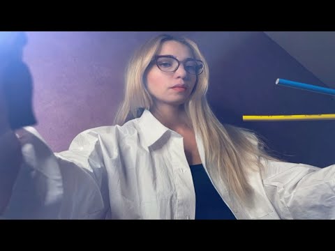 ASMR Testing you for ADHD ( medical exam roleplay)