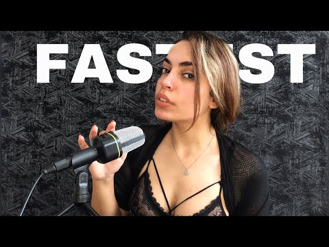 ASMR The fastest mouth sounds👄