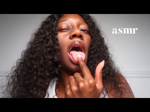 ASMR FAST AND AGGRESSIVE LIP TAPPING + TONGUE TAPPING * New Trigger