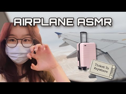 Airplane ASMR ✈️🌨️ tapping, scratching & lofi background noise w/ Fufu Friends!