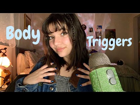 ASMR | Body Triggers (Fast & Aggressive) Hand & Mouth Sounds, Fabric Scratching, Rambles, and More!