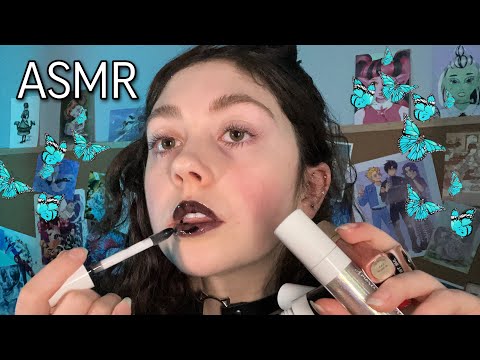 ASMR! Cupped Mouth Sounds, Lipgloss Application, and Mouthing Words