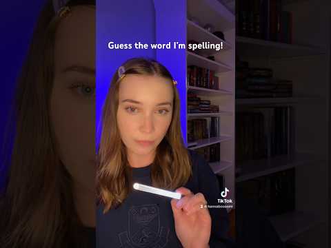 Can you guess the word!? #asmr #asmrvideo #guesstheword