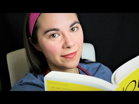 ASMR Nurse Reads You to Sleep - Page Flipping - Tapping - Soft Spoken..