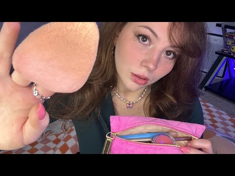 ASMR ✨Sleepover W Your Bestie✨ (Makeup, Nails, Hair) Roleplay