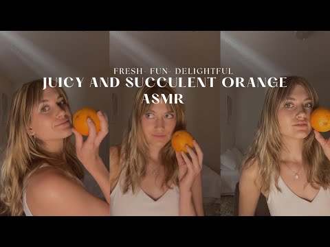 Juicy and sweet Orange ASMR