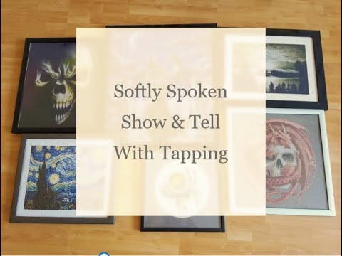 ASMR LoFi Softly Spoken Show & Tell with Glass Tapping, Tongue Clicking & Tracing