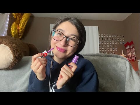 ASMR Lipgloss Application And Mouth Sounds!👄